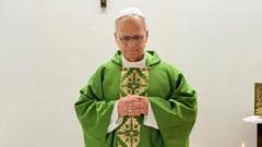 Pope pictured for first time since surgery and cancer diagnosis